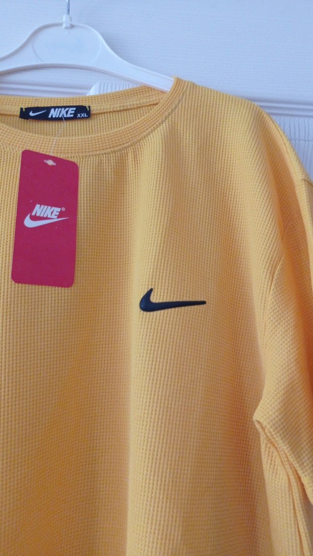 Nike Sarı Erkek Tişört - Görsel 2