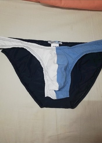 Kadın Mavi Renkli Fit Kesim Bikini Altı