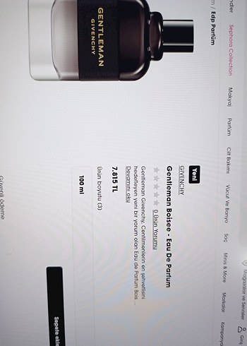 FATURALI Givenchy Gentleman Boisee Eau de Parfum 100 ml - Görsel 10