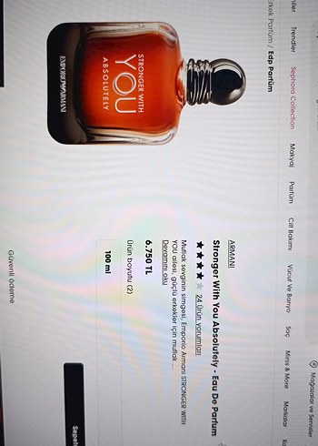 Emporio Armani Stronger With You Absolutely Erkek Parfümü 100Ml - Görsel 7