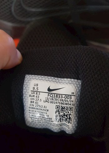 Nike Air Max Alpha Erkek Siyah Spor Ayakkabı - Görsel 2