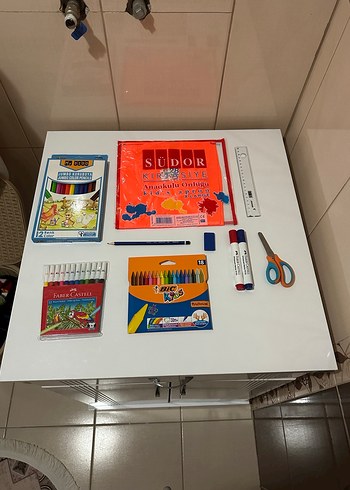 Çok Renkli Okul Aktivite Malzemeleri Seti - Görsel 7