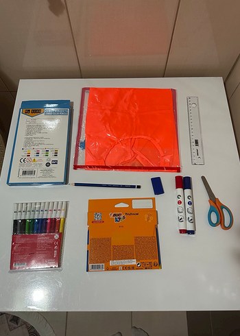 Çok Renkli Okul Aktivite Malzemeleri Seti - Görsel 5