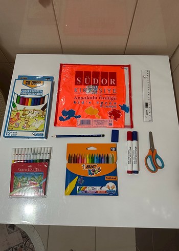Çok Renkli Okul Aktivite Malzemeleri Seti - Görsel 2