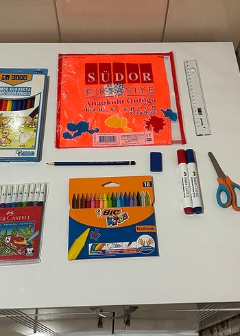 Çok Renkli Okul Aktivite Malzemeleri Seti - Görsel 8