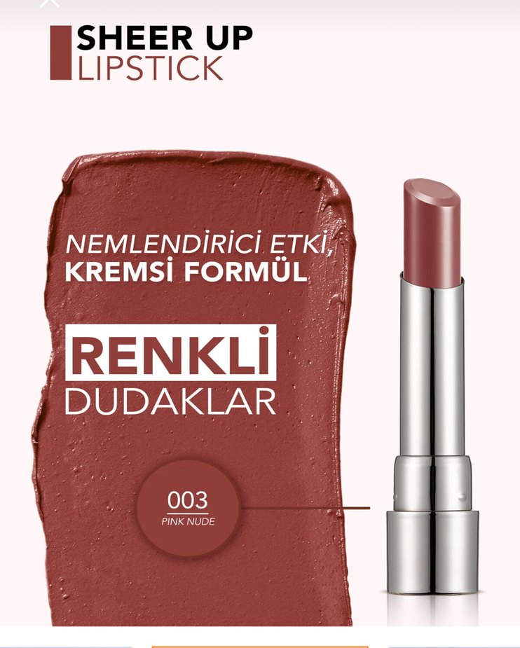 Flormar Sheer Up Lipstick - Görsel 2