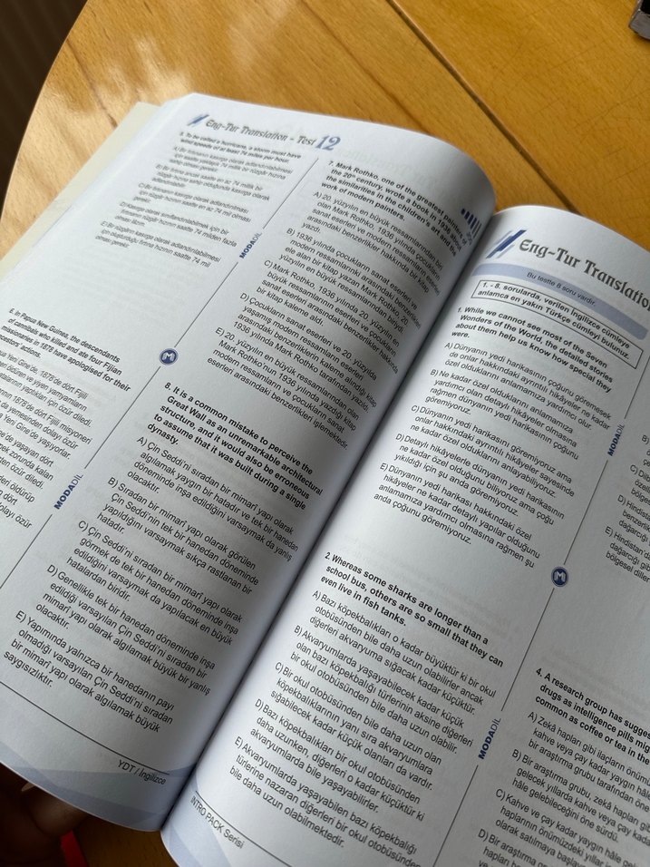 YKS-Dil İngilizce Soru Canavarı 4 Yaprak Test - Görsel 3