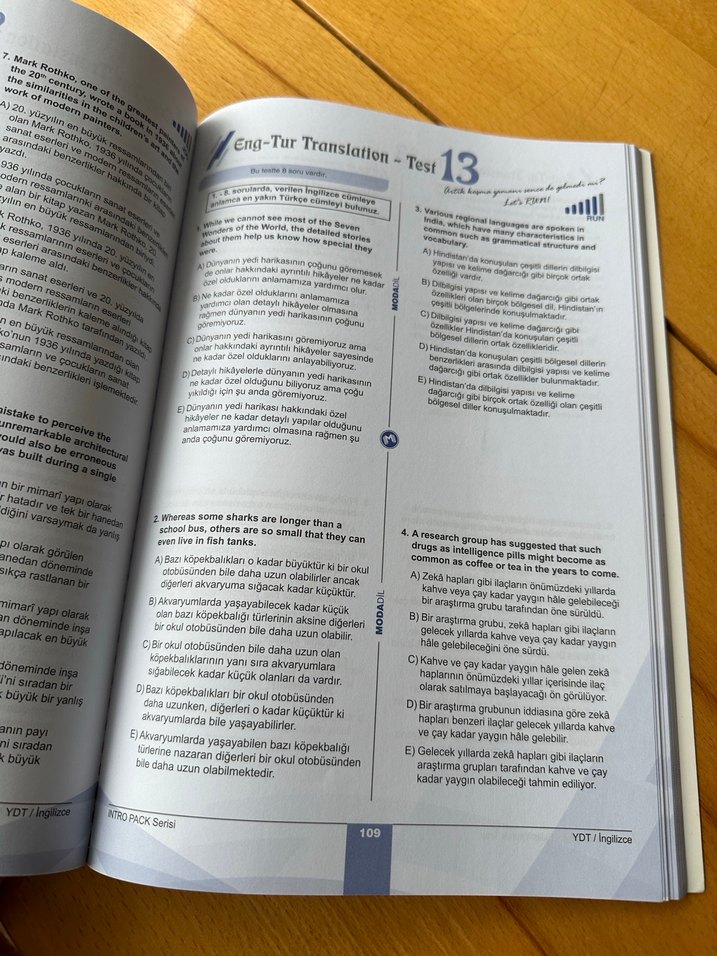 YKS-Dil İngilizce Soru Canavarı 4 Yaprak Test - Görsel 2