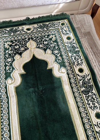 Kadife Yeşil Seccade - Görsel 3