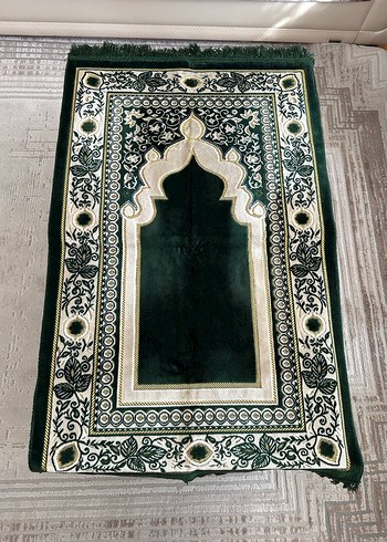 Kadife Yeşil Seccade - Görsel 2