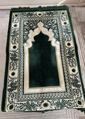 Kadife Yeşil Seccade - Görsel 4