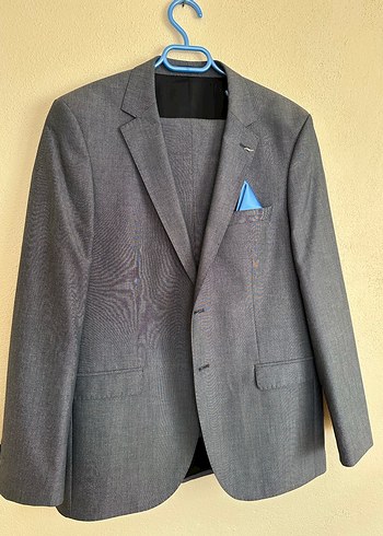 Gri Erkek Takım Elbise - Görsel 2