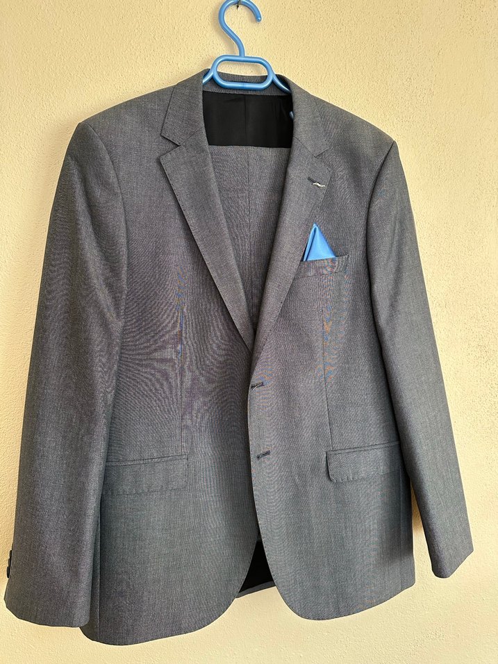 Gri Erkek Takım Elbise - Görsel 2