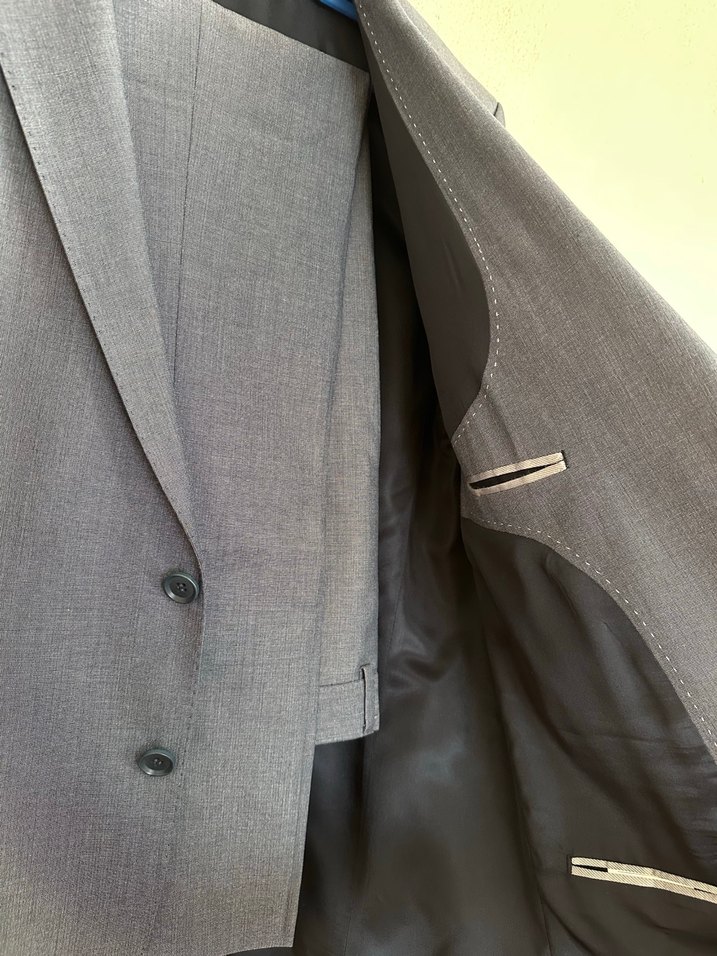 Gri Erkek Takım Elbise - Görsel 4