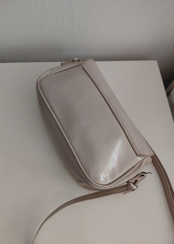 Beden Bej Deri Minimalist Kadın Çanta