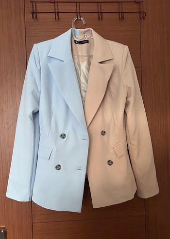 Bej Pastel Kadın Blazer Ceket