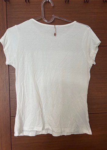 Beyaz Rock Punk Kısa Kollu Tişört - Görsel 4