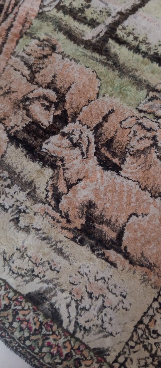 hz. İsa antika duvar halısı - Görsel 3