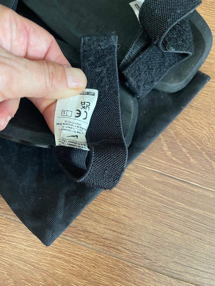 Siyah Nike Kayışlı Motor Dizlik - Görsel 4