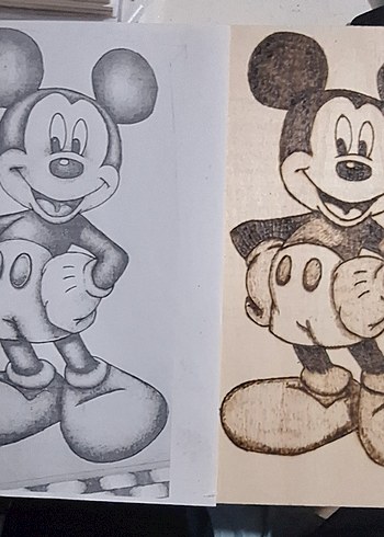 Mickey Mouse Karikatür Çizimi