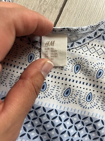 18-24 Ay Beden mavi Renk H&M ikili elbise