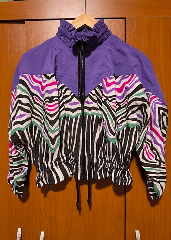 34 Beden mor Renk Nocturne Garnili Zebra Desen Ceket