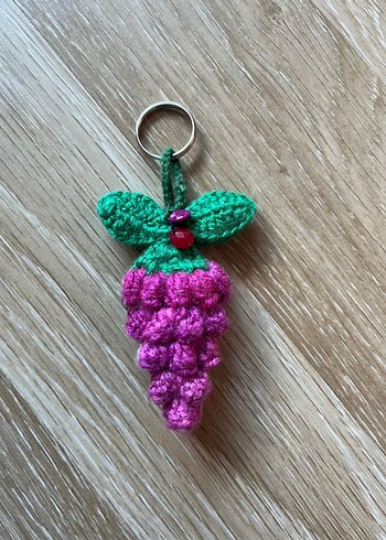 Mor Örgü Bohem Anahtarlık - Görsel 2