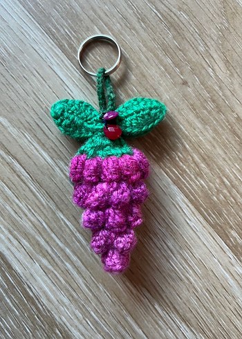 Mor Örgü Bohem Anahtarlık - Görsel 3