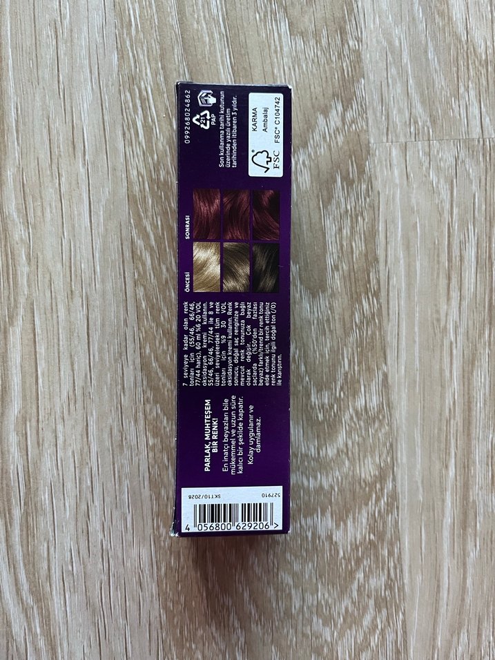 Wella Koleston Saç Boyası 66/46m Aşk Alevi Kızıl Boya - Görsel 3