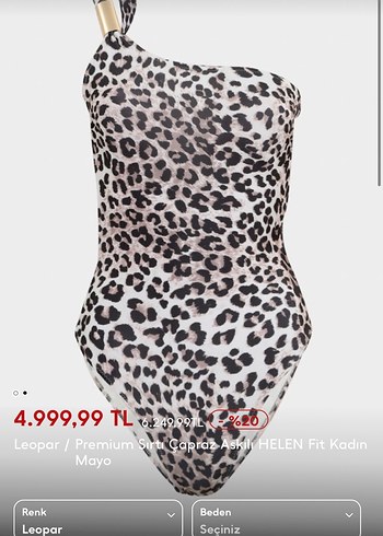 Kahverengi Leopar Desenli Mayo - Görsel 7