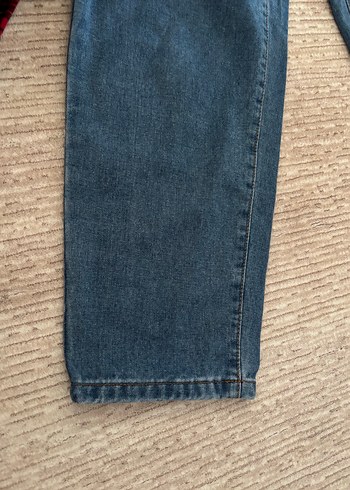 l Beden mavi Renk dar paça kot pantolon