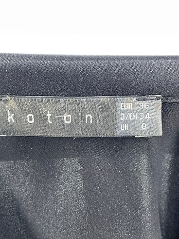 36 Beden siyah Renk Koton Bluz %70 İndirimli.