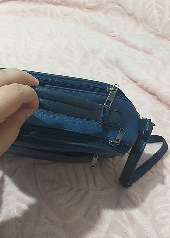  Beden mavi Renk Koyu Mavi Kadın Çanta