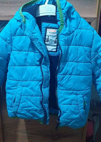 LC Waikiki Erkek Çocuk Mavi Fermuarlı Mont