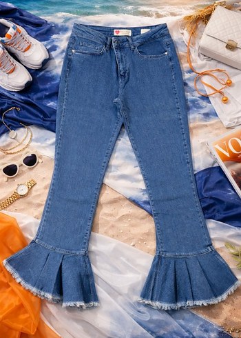 Koton straight jean ispanyol paça/Etiketsiz-sıfır - Görsel 2