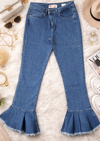 Koton straight jean ispanyol paça/Etiketsiz-sıfır - Görsel 3