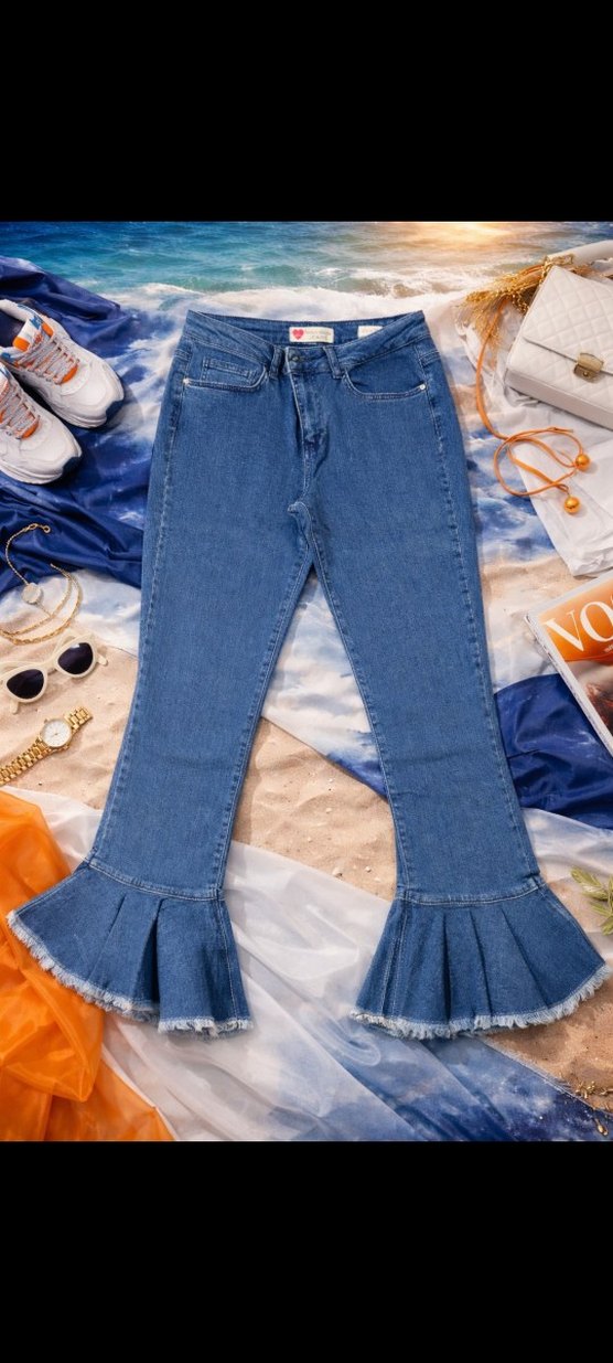 Koton straight jean ispanyol paça/Etiketsiz-sıfır - Görsel 2