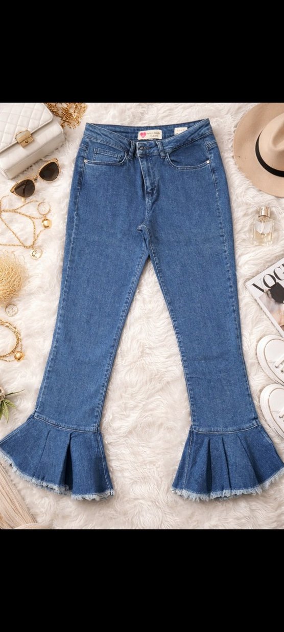 Koton straight jean ispanyol paça/Etiketsiz-sıfır - Görsel 3