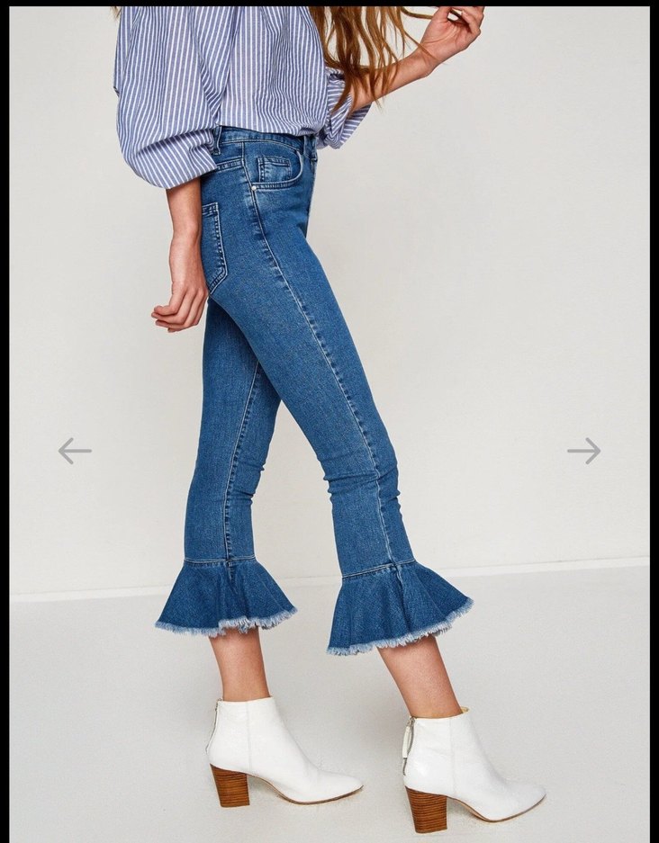 Koton straight jean ispanyol paça/Etiketsiz-sıfır - Görsel 4