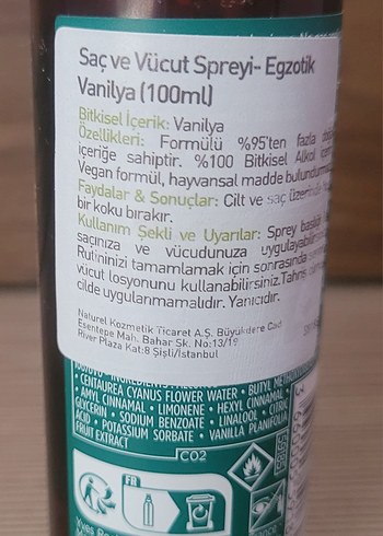 Yves Rocher Bourbon Vanilya Vücut ve Saç Spreyi/Body Mist - Görsel 4