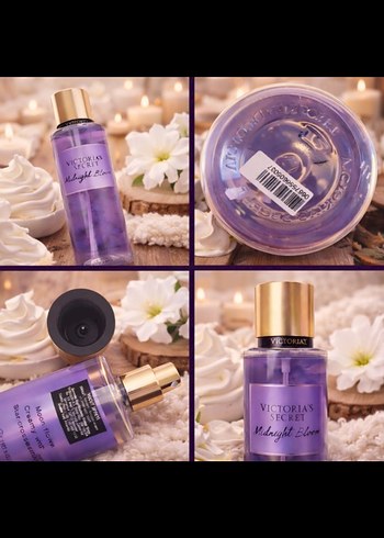 Victoria's Secret Midnight Bloom Vücut Spreyi/Orijinal Body Mist - Görsel 2