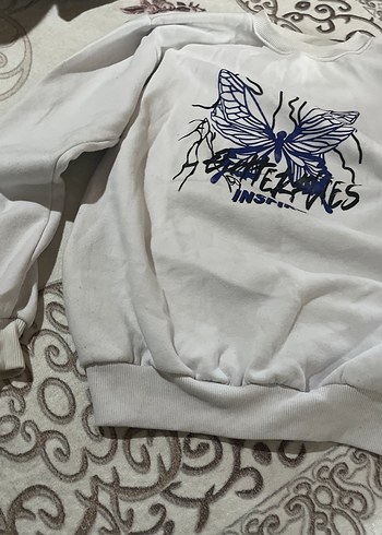 Baskılı Kadın Sweatshirt - Görsel 2