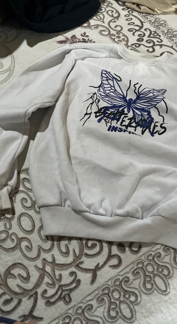 Baskılı Kadın Sweatshirt - Görsel 2