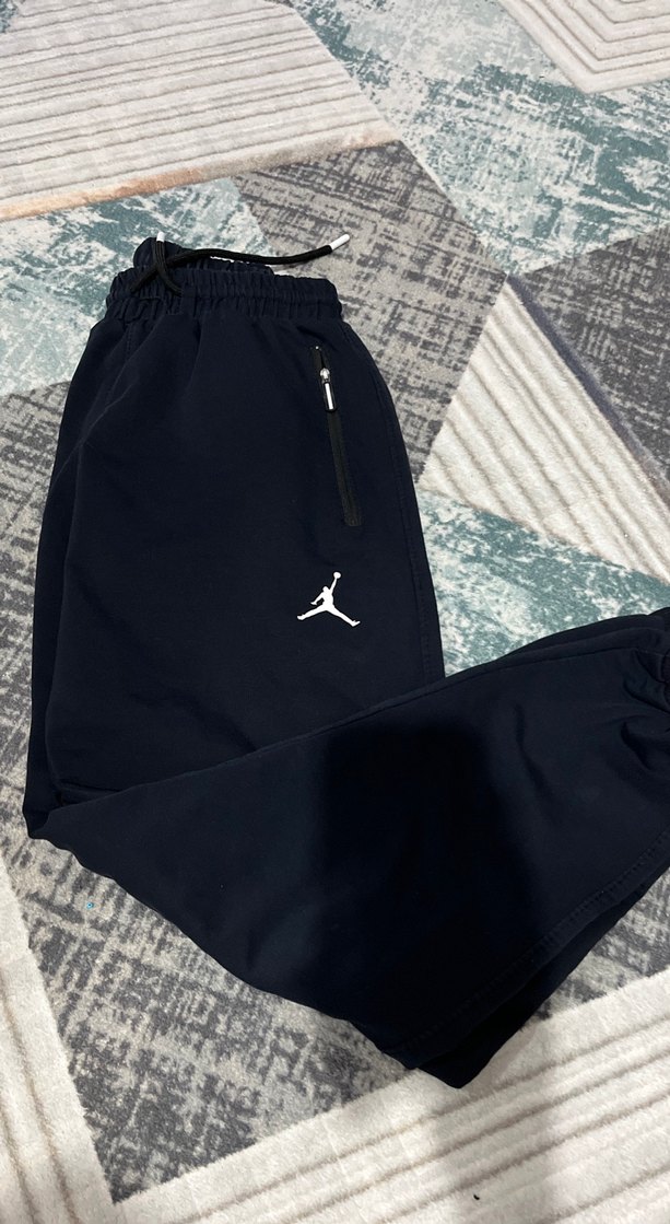 Erkek Siyah Fermuarlı Spor Eşofman - Görsel 2