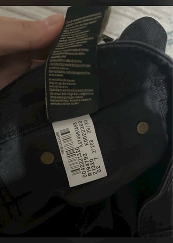 Siyah Kemer Detaylı Salaş Erkek Kot Pantolon - Görsel 3