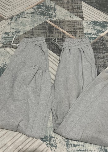 Gri Rahat Kesim Kadın Eşofman Altı - Görsel 2