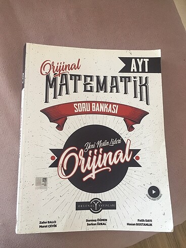 ORİJİNAL AYT MATEMATİK SORU BANKASI