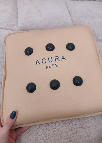 Bej Pastel ACURA massage pillow (masaj yastığı pilli)