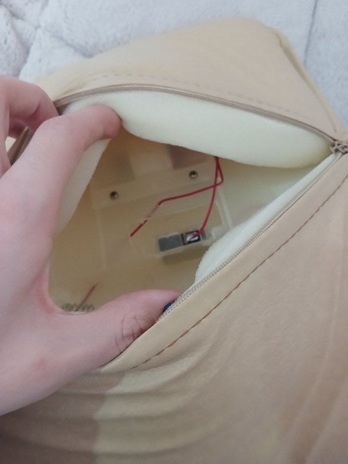 Bej Pastel ACURA massage pillow (masaj yastığı pilli) - Görsel 5