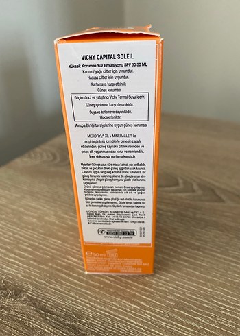 Vichy Capital Soleil SPF 50 Güneş Kremi - Görsel 5